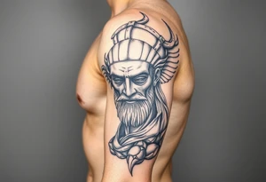 griechische mythologie, Kopflose oder gebrochene Statuen, symbole aus der Mythologie, micro realism tattoo idea