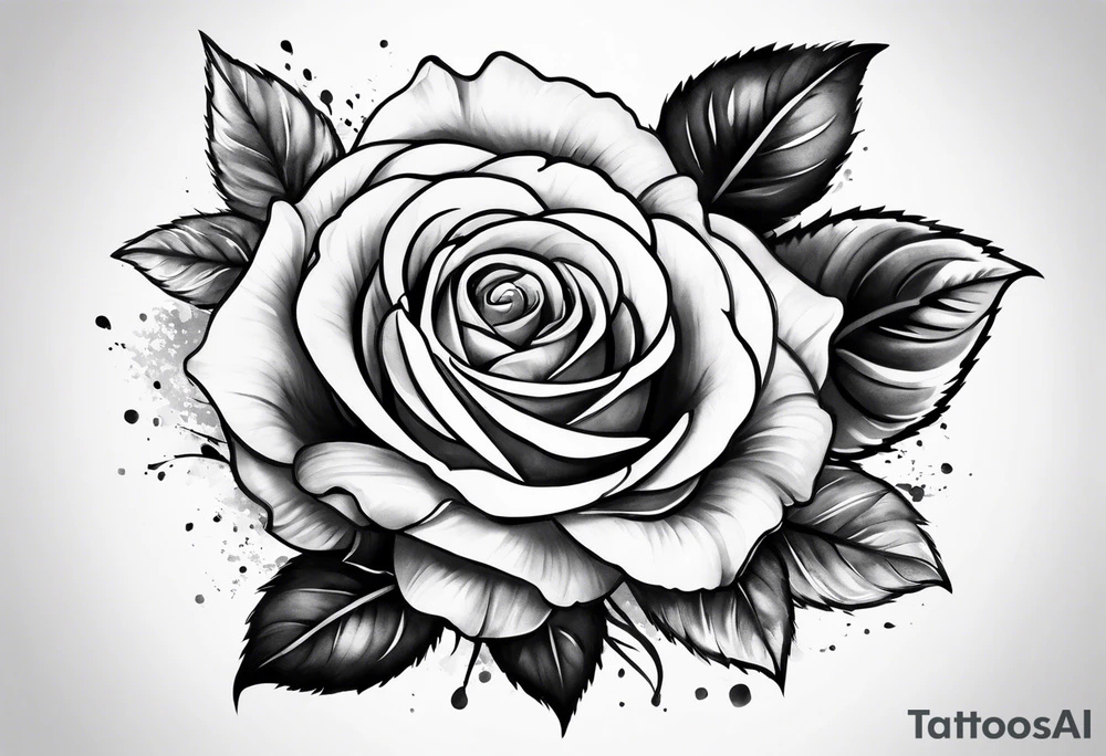 Roses on shoulders tattoo idea
