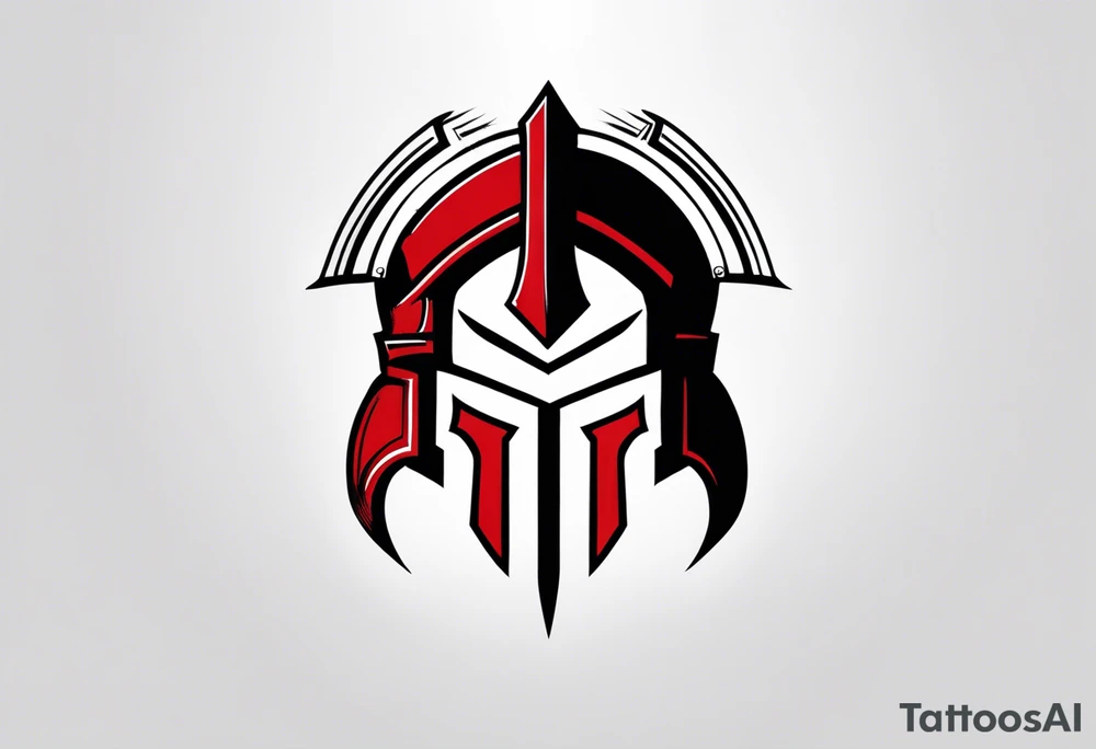 Ancient spartan symbol tattoo tattoo idea