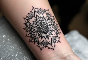 mt everest mandala tattoo idea