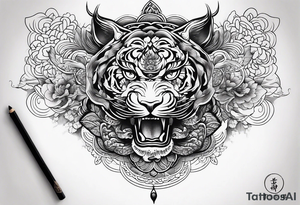 Reincarnation long forearm tattoo tattoo idea