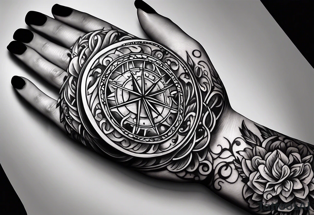 Small letter T on ring finger tattoo idea