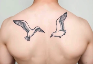 Seagulls tattoo idea