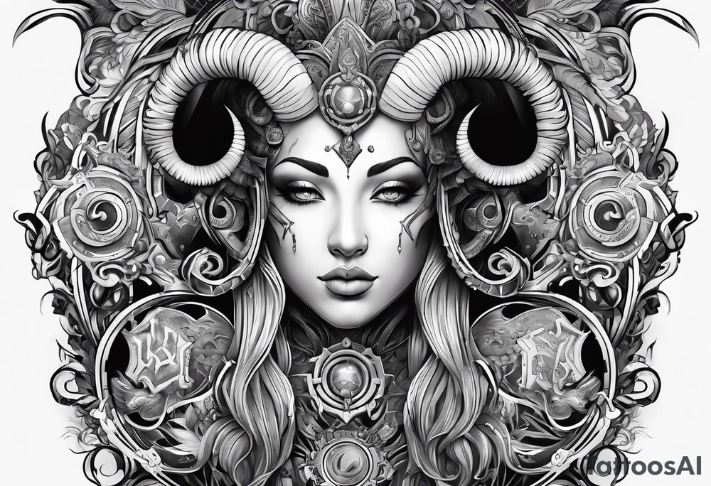 First born son, Aries tattoo idea