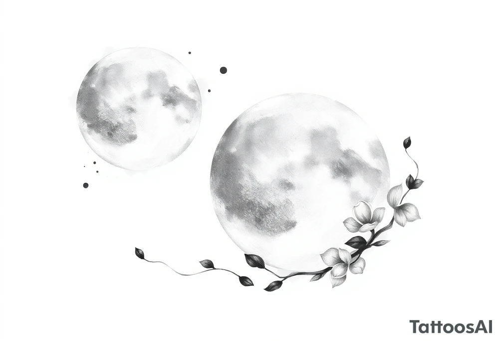 Moons tattoo idea
