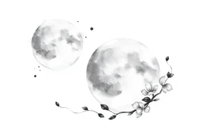 Moons tattoo idea