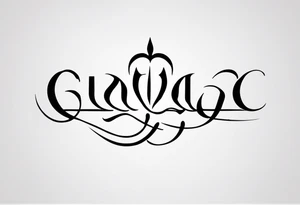 Tattoo ਨਿਰਭਉ ਨਿਰਵੈਰ written in Gurmukhi written text. tattoo idea