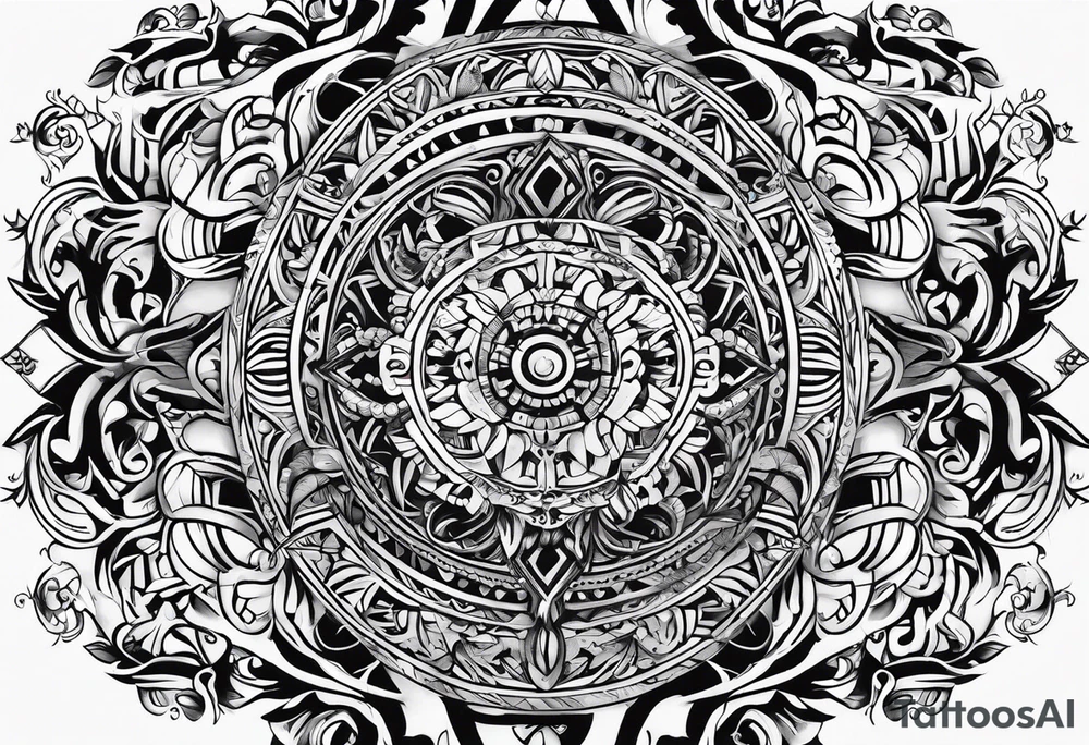 Austrian tribal tattoo idea