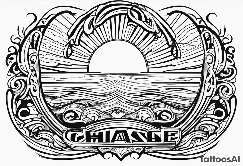 Chase written in the sun tattoo idea