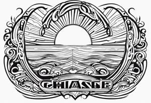 Chase written in the sun tattoo idea