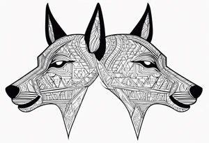 egipto, anubis tattoo idea