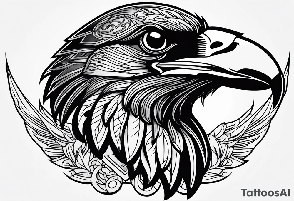addiction recovery ravens roman egyptian tattoo idea