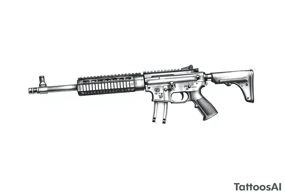 gun tattoo idea