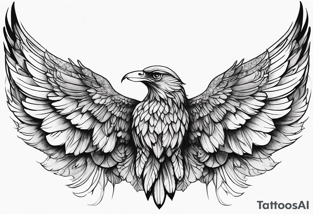 Wings tattoo idea