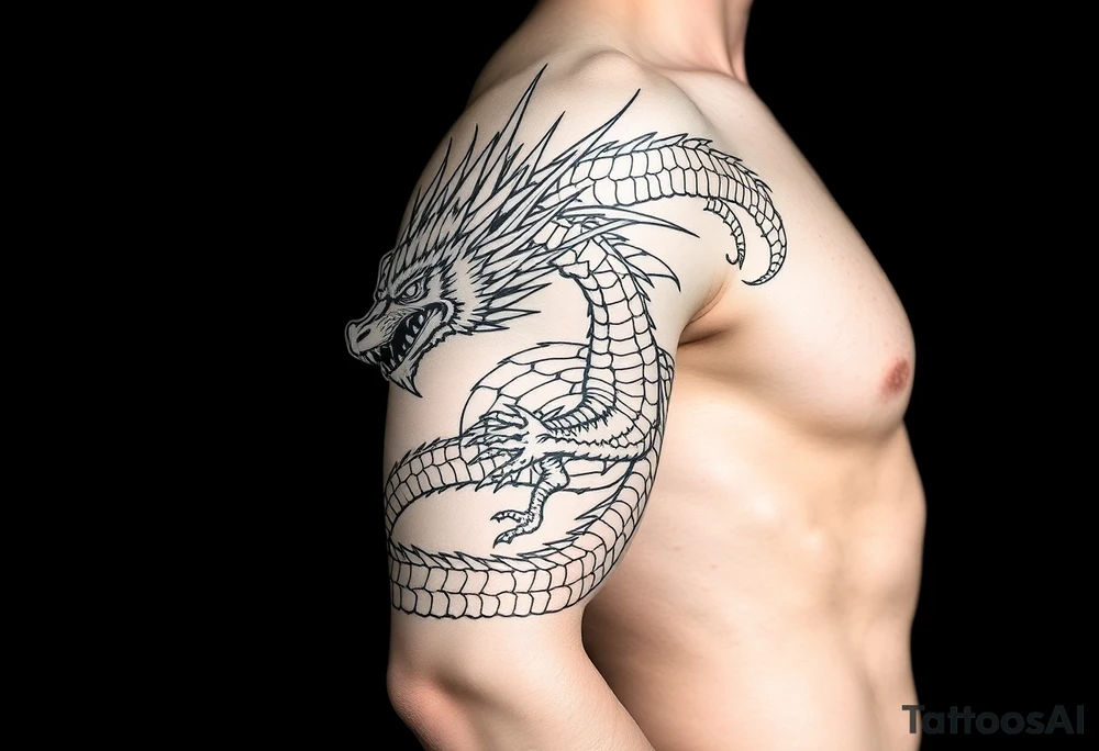 dragon tattoo idea