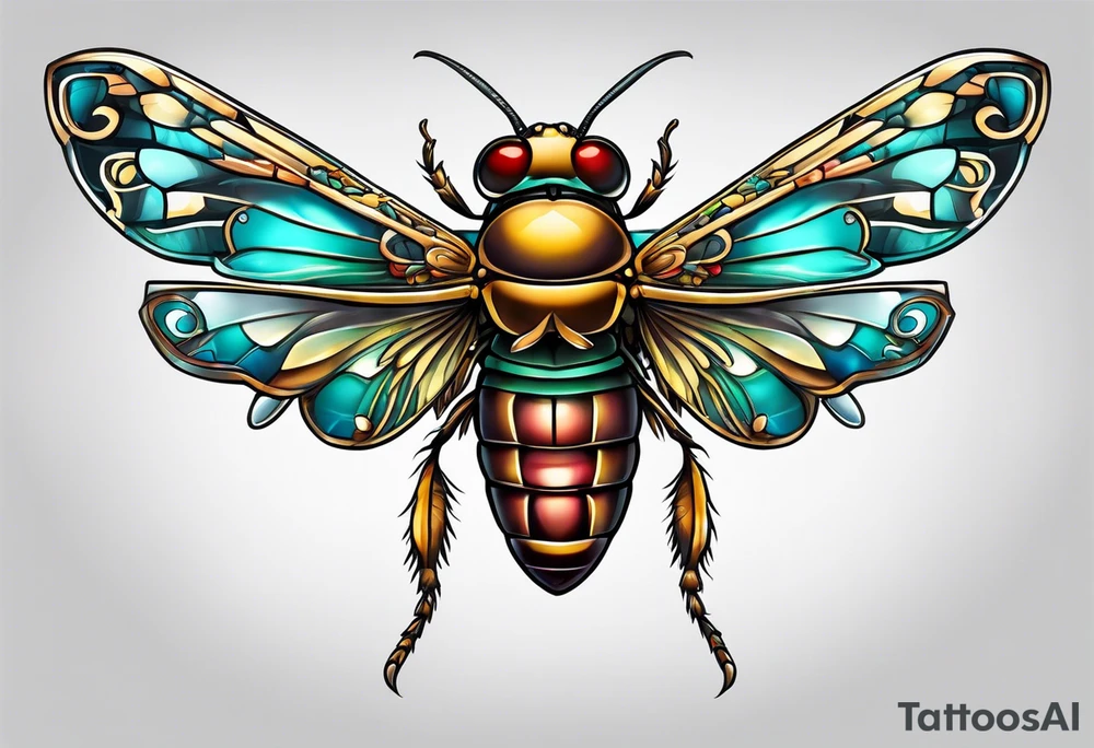 Cicada tattoo idea