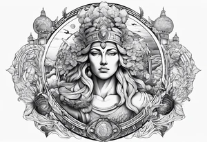 greek myth atlas tattoo idea