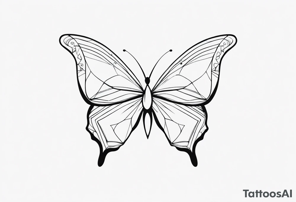 Butterfly tattoo idea