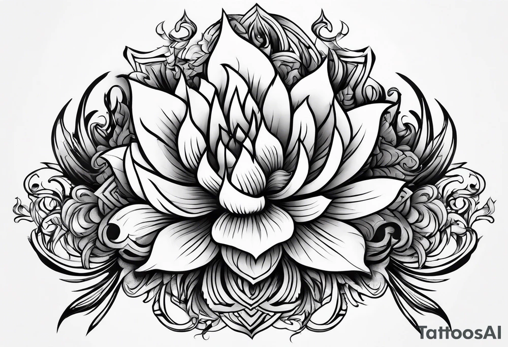 flames tattoo idea
