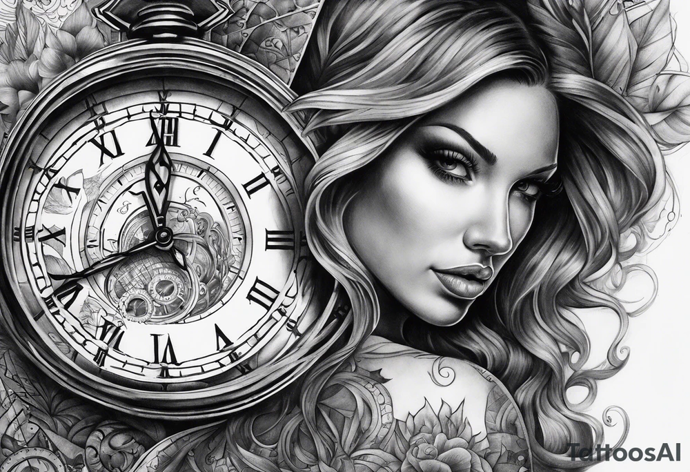 Time consumes all tattoo idea