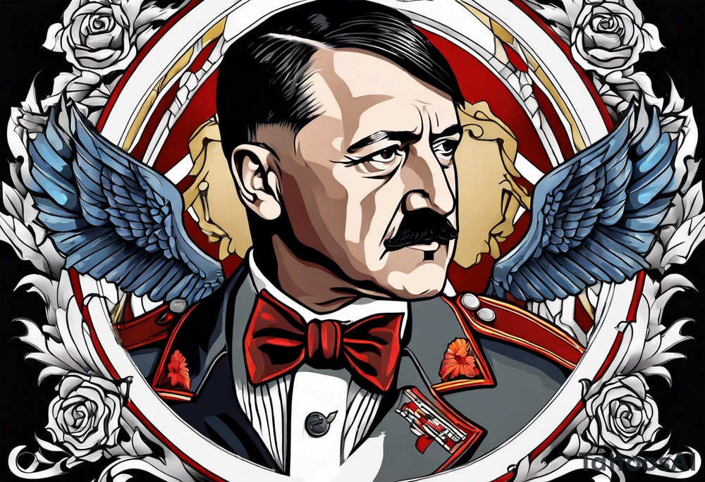 adolf hitler tattoo idea