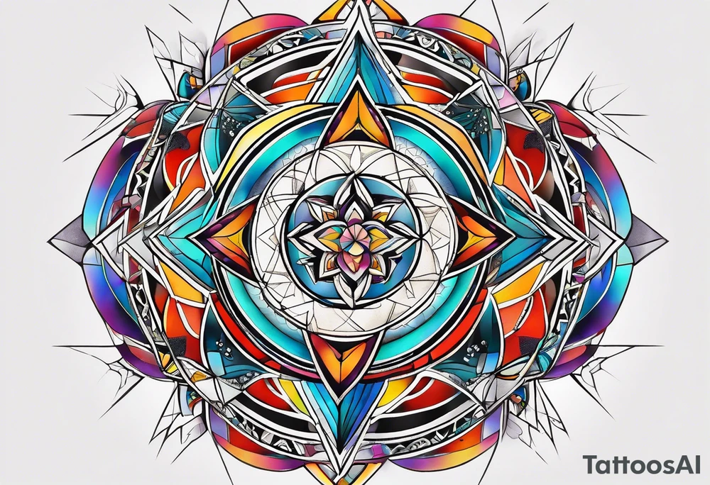 sacred geometry tattoo idea