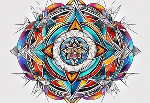 sacred geometry tattoo idea