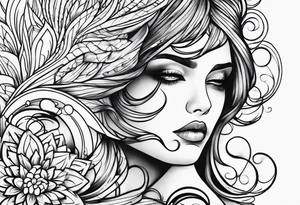 depression, grief and ptsd tattoo idea