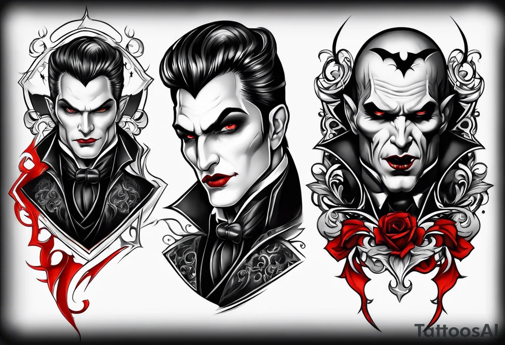 Vampire forearm tattoo design tattoo idea