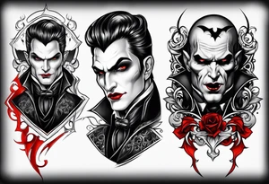 Vampire forearm tattoo design tattoo idea