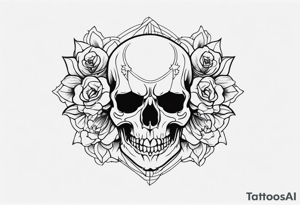 skull tattoo idea