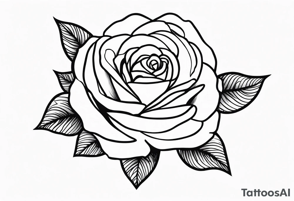 Rose tattoo tattoo idea