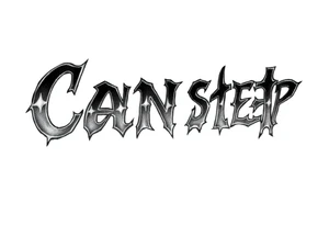 Words “Can’t Sleep” written in Heavy Metal font tattoo idea