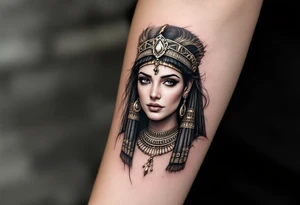 Cleopatra tattoo idea