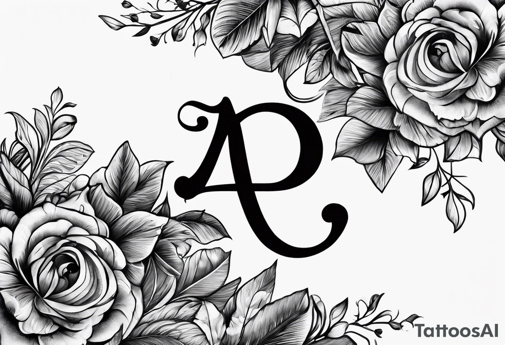I want to letters "ABC" tattoo idea