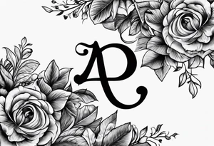 I want to letters "ABC" tattoo idea