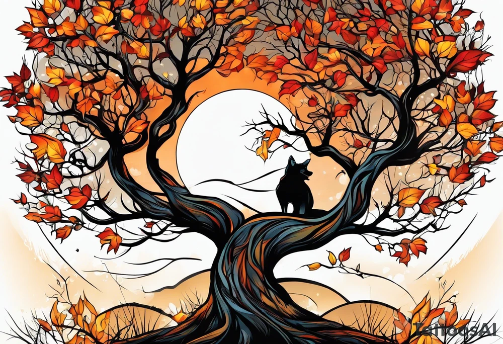 If you feel like you are losing everything, remember tress lose their leaves every year, yet they still stand tall and wait for better days to come. tattoo idea