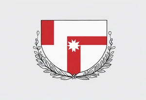Georgia country flag tattoo idea