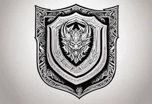 Valhalla shield tattoo idea