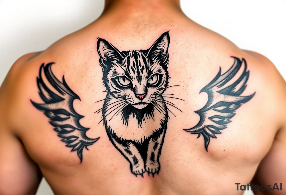 Black Cat tattoo idea