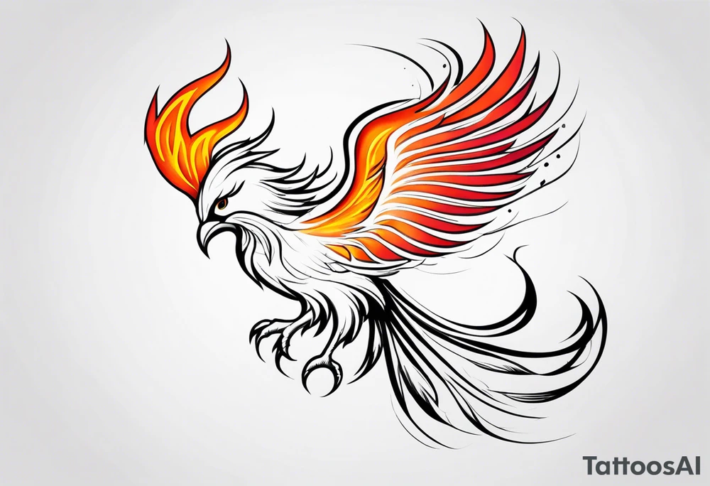 phoenix tattoo idea