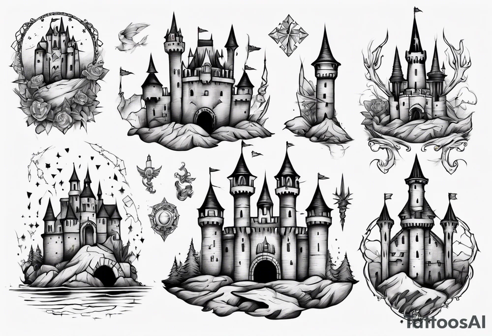 Castle tattoo idea