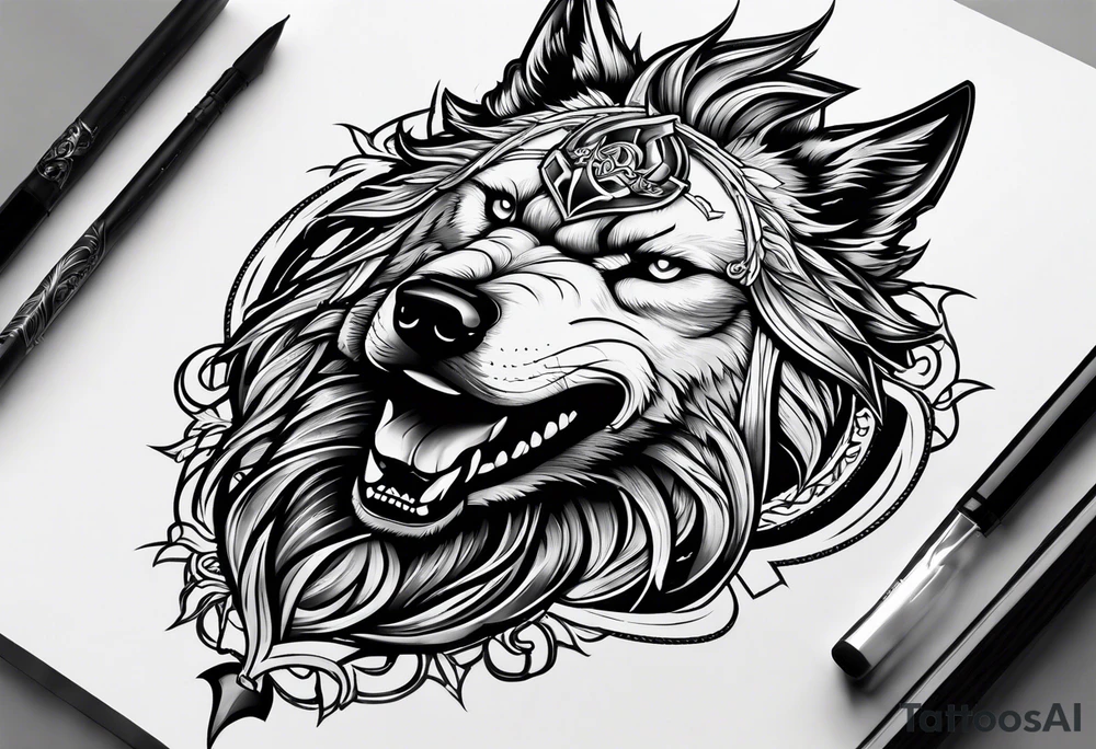 Fenrir tattoo idea