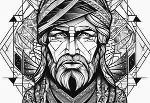god give a force to a broken man tattoo idea