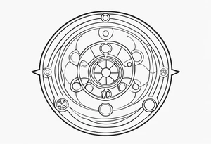 Gallifreyan with Star wars tattoo idea