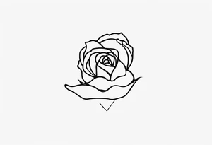 small as finger, love meaning tattoo idea