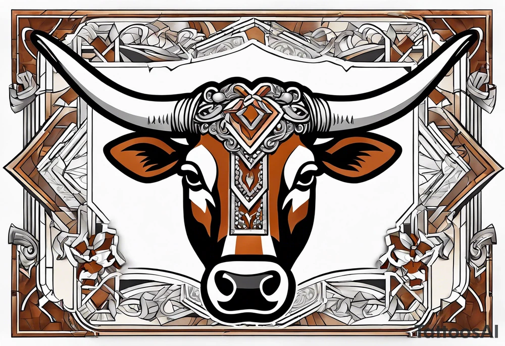 Texas longhorns and A&M Aggies tattoo idea