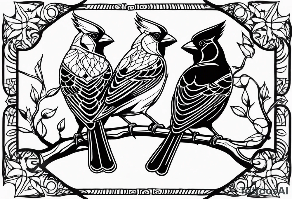 cardinals tattoo idea