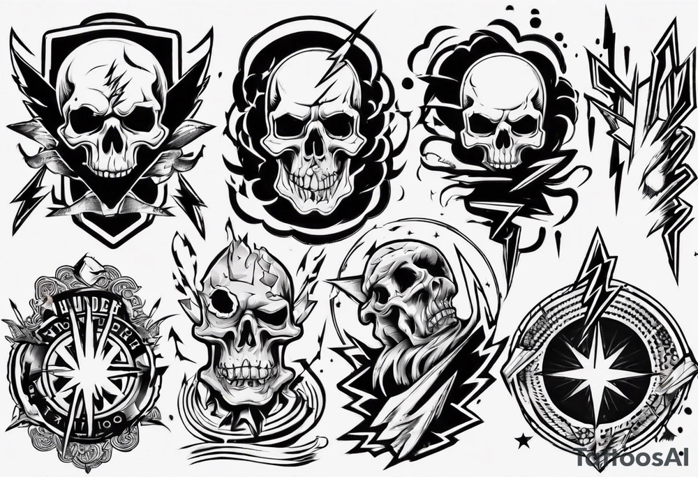Thunder tattoo idea