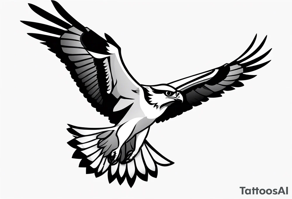 osprey taking off tattoo idea